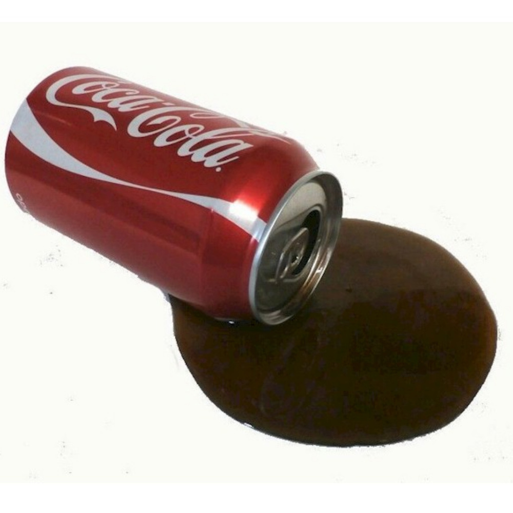 3D FRIDGE MAGNET - Realistic Fake Food Spill COKE